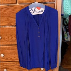 Xxs royal blue elsa textured Euc